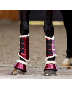 Guêtres à paillettes Gold Rush Glitter