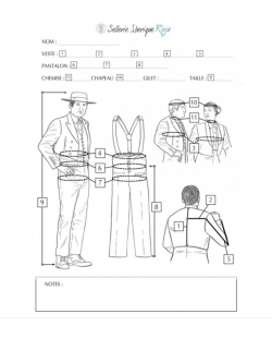 Costume Portugais sur mesure