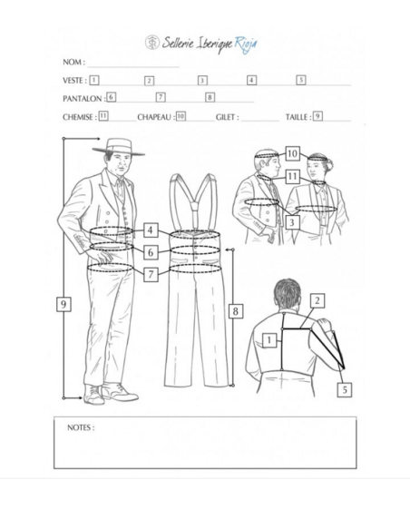 Costume Portugais sur mesure