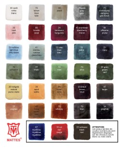 MATTES - Tapis forme de selle dressage contour mouton