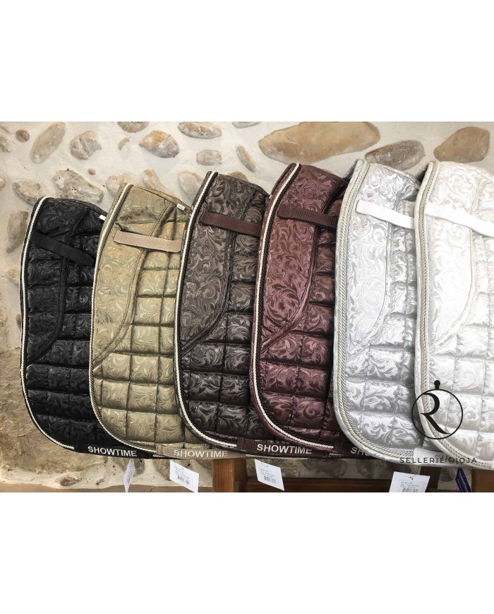 Tapis dressage fleuri