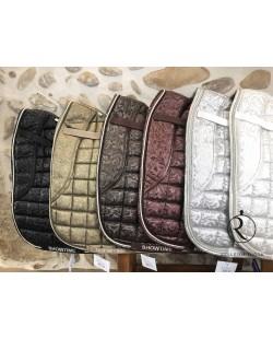 Tapis dressage fleuri