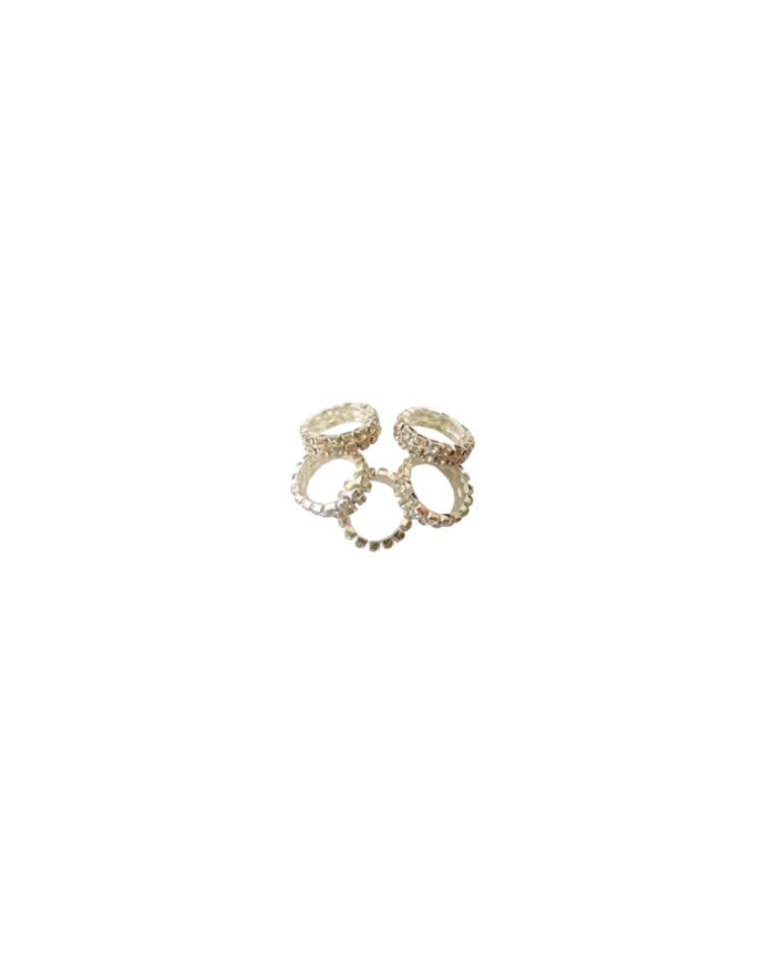 Bijoux anneaux scintillantes