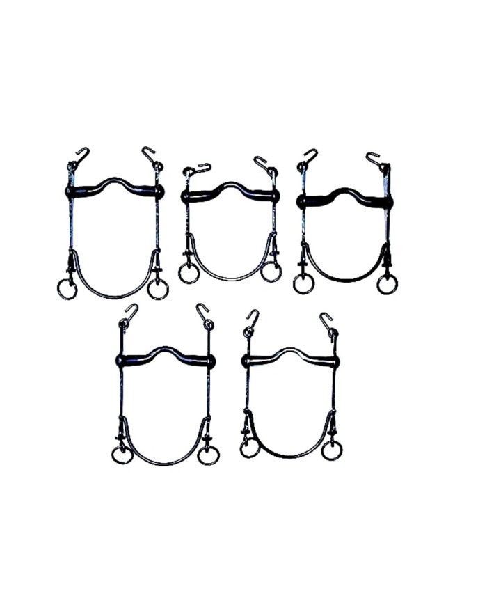 Mors Vaquero avec embouchure nº7 barre courbe