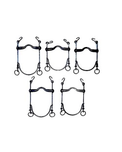 Mors Vaquero avec embouchure nº7 barre courbe