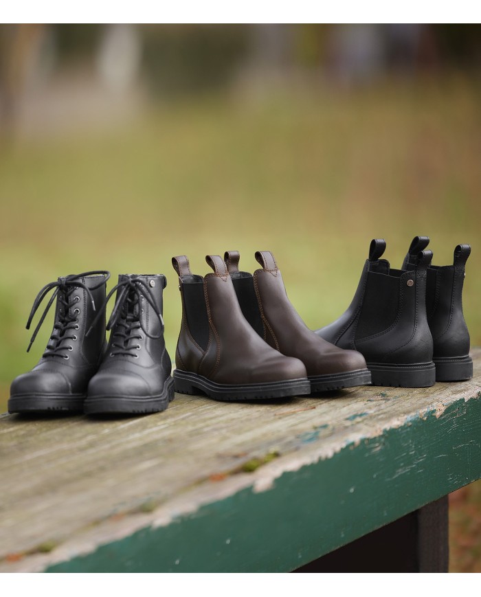 Chaussures bottines boots de sécurité acier équitation