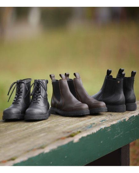 Chaussures bottines boots de sécurité acier équitation